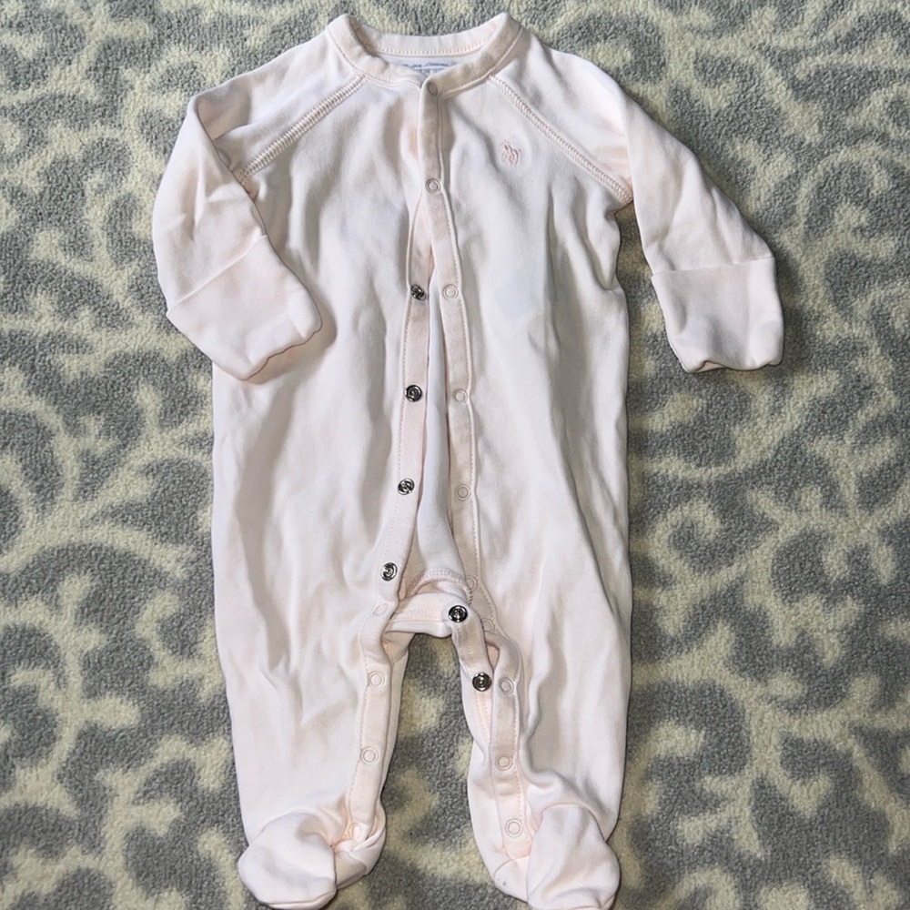 🩷RL/Burts/Roller Rabbit/Aden🩷 EUC Baby Girl 9 piece Onesie Set! 0-3m. - Picture 3 of 17